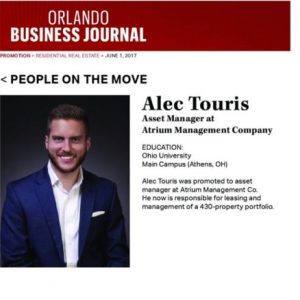 OBJ People on the Move: Alec Touris